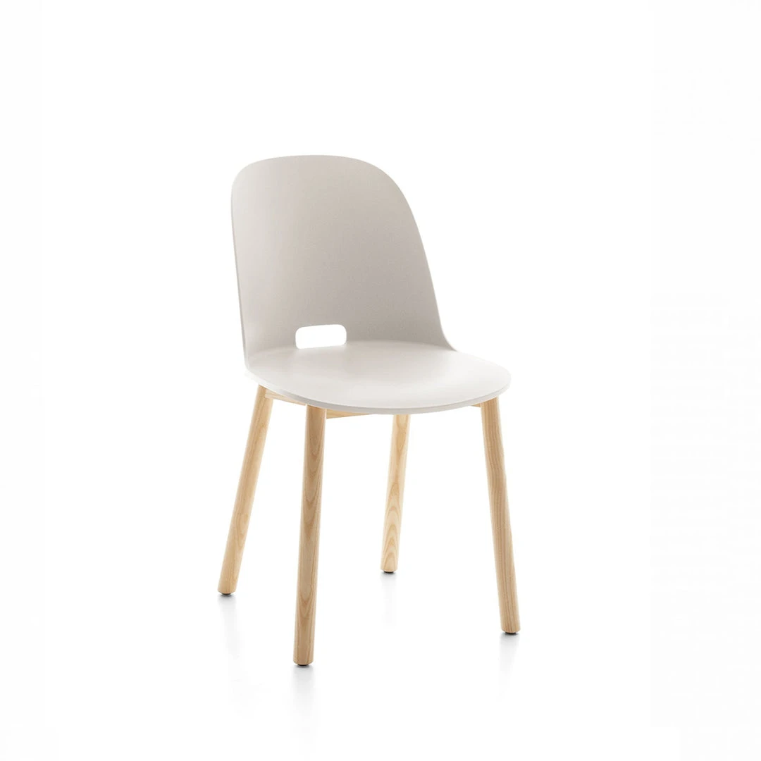 Emeco Furniture Alfi Recycled High Back Chair - Ash Emeco Furniture Alfi Recycled High Back Chair - Ash