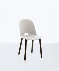 Emeco Alfi Recycled High Back Chair - Dark Ash