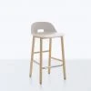 Emeco Alfi Recycled Low Back Counter Stool - Ash Furniture