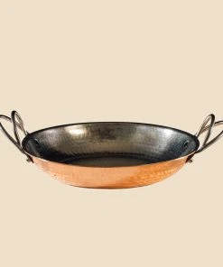 Sertodo Copper Alicante Recycled Copper Paella Pan Home Goods
