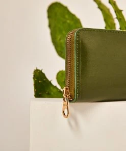 Allégorie Cactus Leather Long Wallet