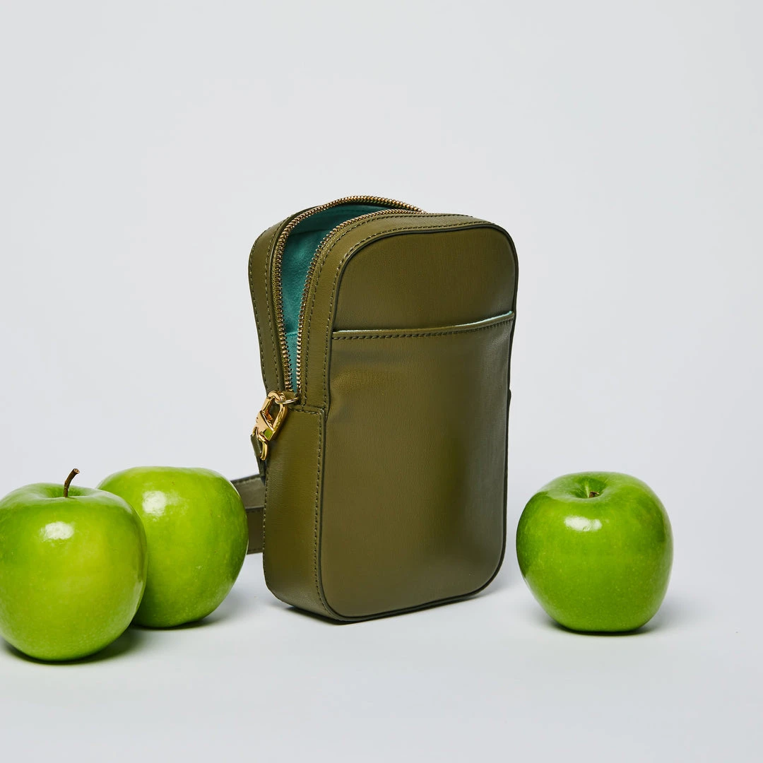 Allégorie Accessories Gala Apple Leather Everyday Crossbody Bag Allégorie Accessories Gala Apple Leather Everyday Crossbody Bag