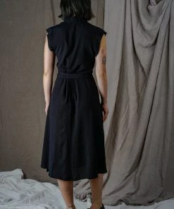Altar Handcrafted Black Wrap Dress 4 Altar Handcrafted Black Wrap Dress