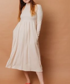 Altar Megumi Upcycled Dress - Oatmeal