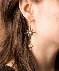 Iron Oxide Special Occasion Polaris Earrings