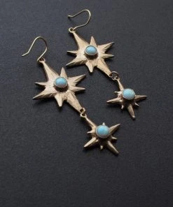 Iron Oxide Special Occasion Polaris Earrings