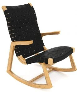 Masaya & Co. Amador Leather Rocking Chair 23 Masaya & Co. Amador Leather Rocking Chair