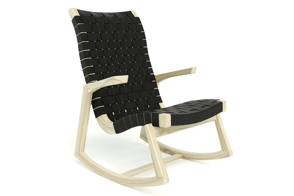 Masaya & Co. Amador Leather Rocking Chair 9 Masaya & Co. Amador Leather Rocking Chair