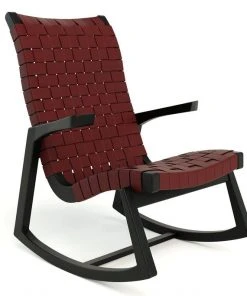Masaya & Co. Amador Leather Rocking Chair 22 Masaya & Co. Amador Leather Rocking Chair