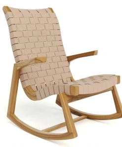 Masaya & Co. Amador Leather Rocking Chair 14 Masaya & Co. Amador Leather Rocking Chair
