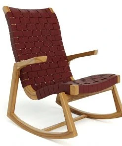 Masaya & Co. Amador Leather Rocking Chair 15 Masaya & Co. Amador Leather Rocking Chair