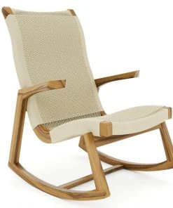 Masaya & Co. Furniture Amador Solid Manila Rocking Chair