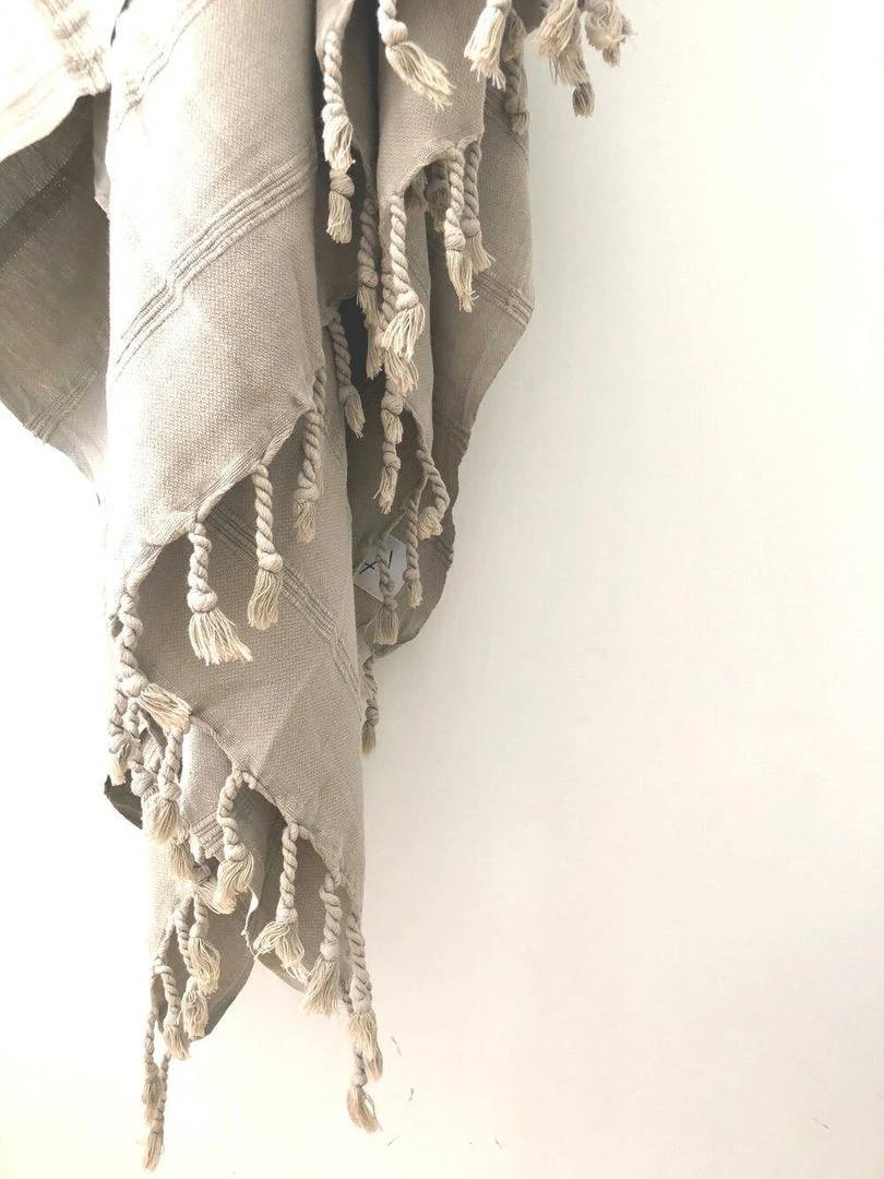 Amante Marketplace Kurios Turkish Towel / Blanket - Desert Amante Marketplace Kurios Turkish Towel / Blanket - Desert