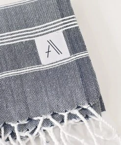 Amante Marketplace Teleios Turkish Towels - Black