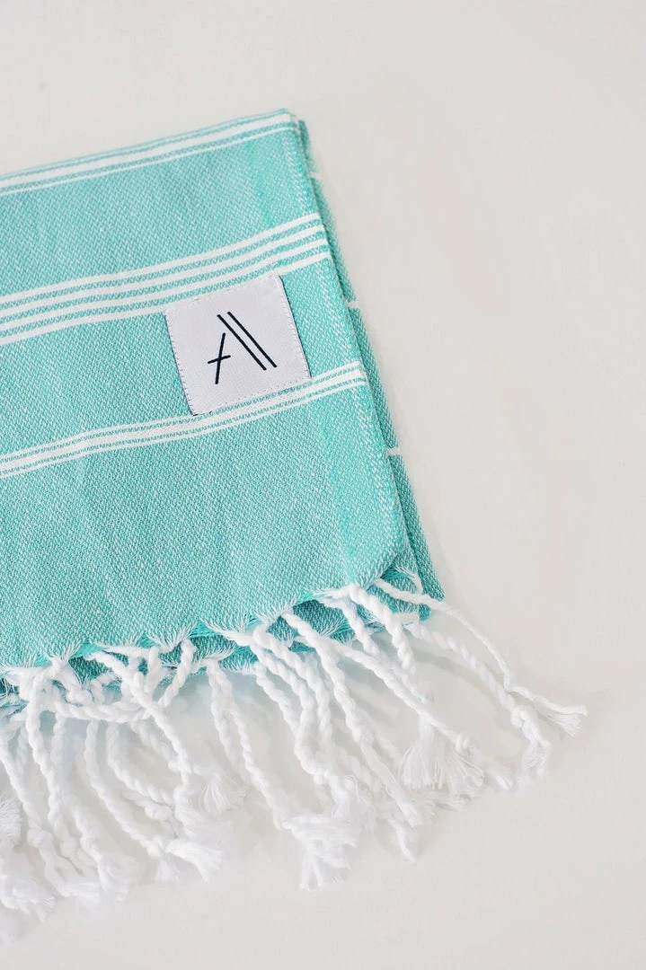Amante Marketplace Teleios Turkish Towel - Mint Home Goods 1 Amante Marketplace Teleios Turkish Towel - Mint Home Goods