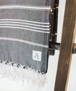 Amante Marketplace Teleios Turkish Towels - Black