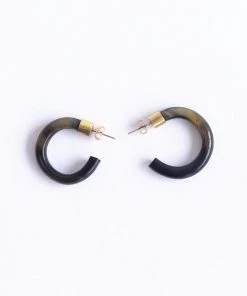 Abby Alley Jewelry Amber Hoops