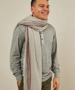 Anatolico Throw Blankets Matia Turkish Blanket / Scarf - Beige