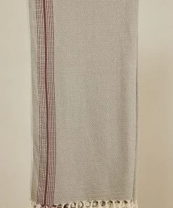 Anatolico Throw Blankets Matia Turkish Blanket / Scarf - Beige