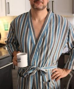 Anatolico River Unisex Turkish Robe Home Goods