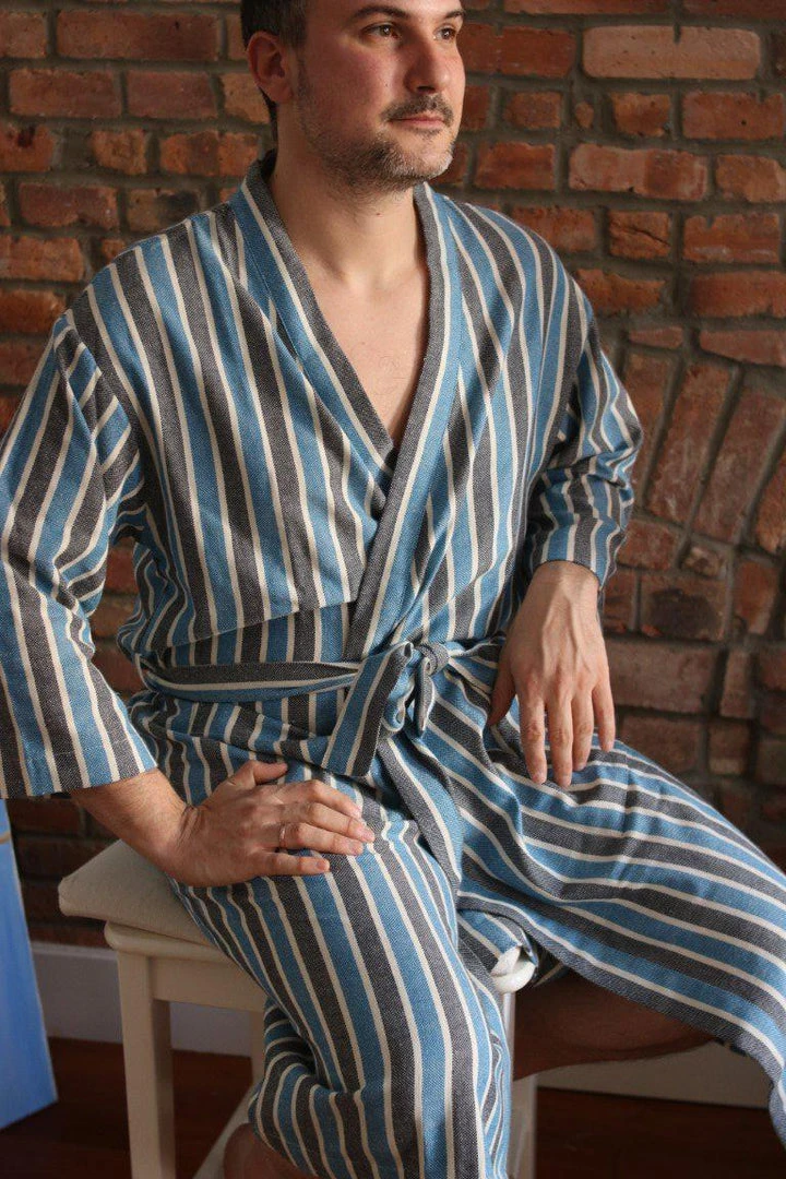 Anatolico River Unisex Turkish Robe Home Goods Anatolico River Unisex Turkish Robe Home Goods