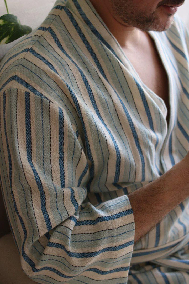 Anatolico Sky Unisex Turkish Robe Home Goods Anatolico Sky Unisex Turkish Robe Home Goods