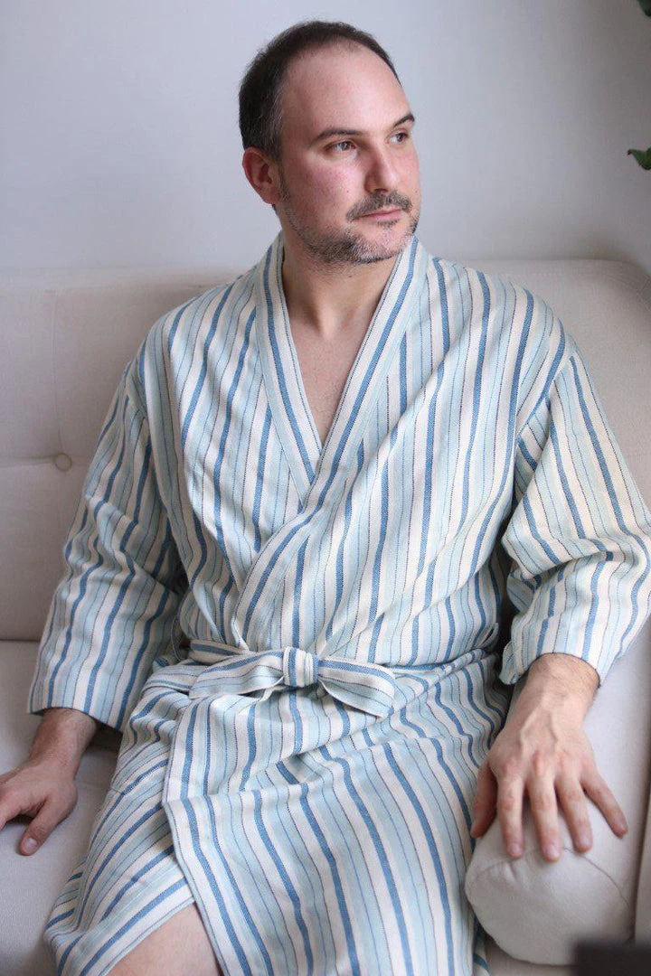 Anatolico Sky Unisex Turkish Robe Home Goods Anatolico Sky Unisex Turkish Robe Home Goods