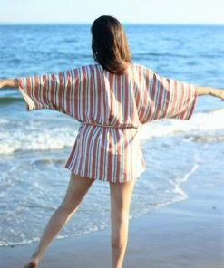 Anatolico Home Goods Terra Short Turkish Robe