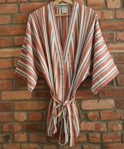 Anatolico Home Goods Terra Short Turkish Robe