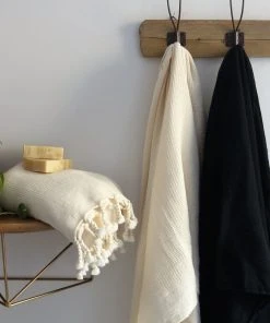 Anatolico Waffle Weave Turkish Towel - White