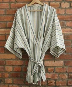 Anatolico Home Goods Sky Short Turkish Robe