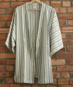 Anatolico Home Goods Sky Short Turkish Robe