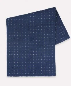 Anchal Cross Stitch Table Runner - Navy