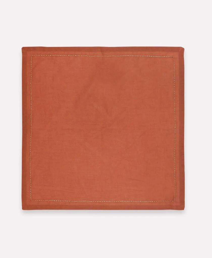 Anchal Pin Stitch Napkin Set - Rust Kitchen + Dining Anchal Pin Stitch Napkin Set - Rust Kitchen + Dining