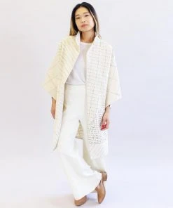 Anchal Cocoon Jacket - Bone Clothing
