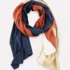 Anchal Accessories Rust Colorblock Scarf