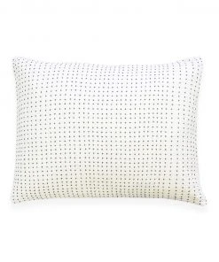 Anchal Cross Stitch Standard Throw Pillow - Bone