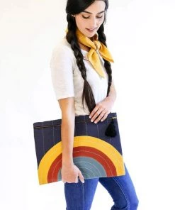 Anchal Rainbow Eclipse Oversized Pouch Accessories