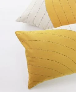 Anchal Curve Lumbar Pillow - Gold
