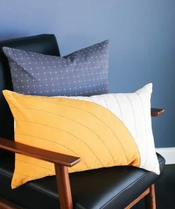 Anchal Curve Lumbar Pillow - Gold