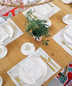 Anchal Kitchen + Dining Graph Napkin Set