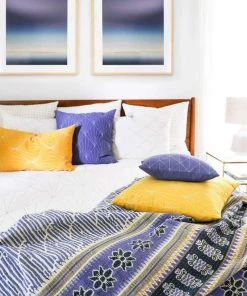 Anchal Home Goods Prism Lumbar Pillow - Mustard