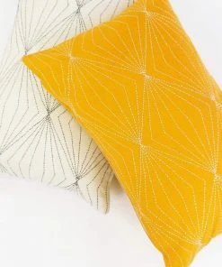 Anchal Home Goods Prism Lumbar Pillow - Mustard