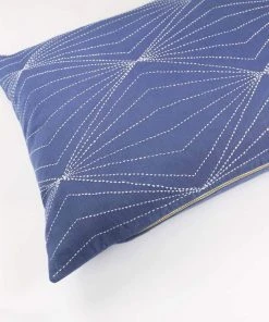 Anchal Prism Lumbar Pillow - Slate