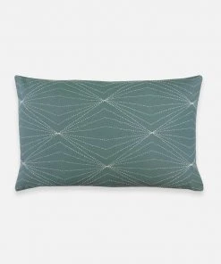 Anchal Home Goods Prism Lumbar Pillow - Spruce