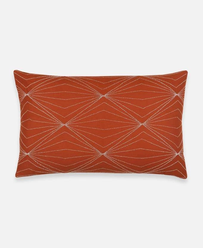 Anchal Home Goods Prism Lumbar Pillow - Rust Anchal Home Goods Prism Lumbar Pillow - Rust