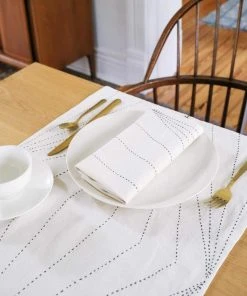 Anchal Prism Napkin Set - Bone