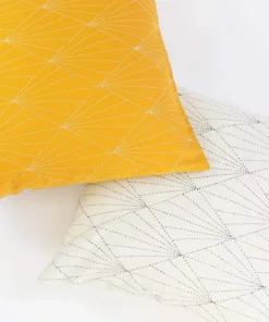 Anchal Prism Throw Pillow - Mustard 3 Anchal Prism Throw Pillow - Mustard