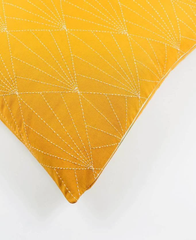 Anchal Prism Throw Pillow - Mustard Anchal Prism Throw Pillow - Mustard