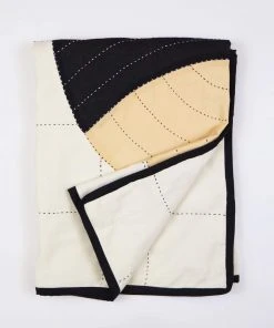 Anchal Home Goods Small Crescent Lattice Throw Quilt